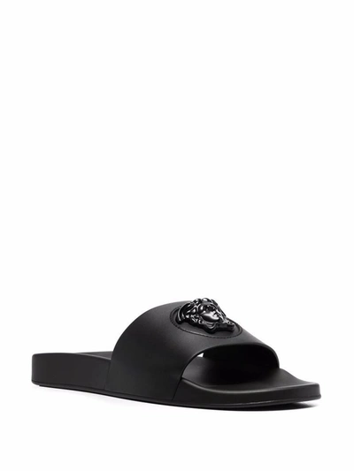 Shop Versace Sandals Black