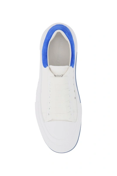 Shop Alexander Mcqueen Canvas Skate Sneakers In Mixed Colours