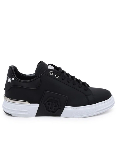 Shop Philipp Plein Black Phantom Kicks Sneakers