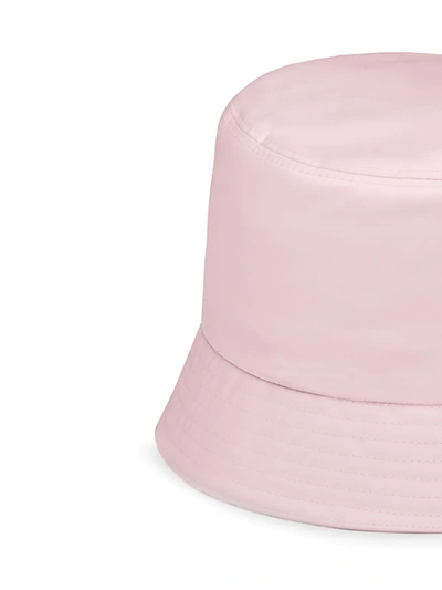 Shop Prada Logo-plaque Bucket Hat In Nero