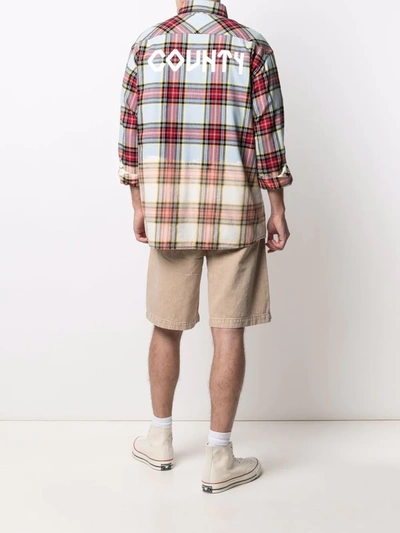 Marcelo Burlon County Of Milan Marcelo Burlon Shirt With Check Print In Mixed Colours