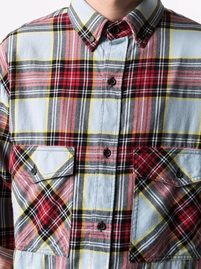 Marcelo Burlon County Of Milan Marcelo Burlon Shirt With Check Print In Mixed Colours