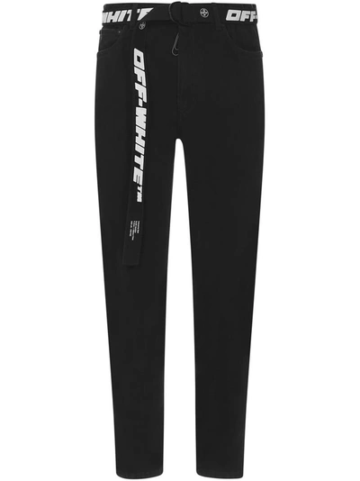 Shop Off-white Jeans Black