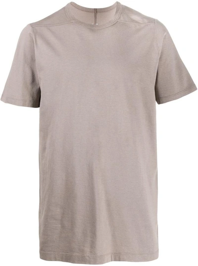 Shop Rick Owens Beige Jersey T-shirt