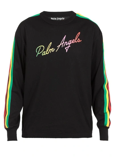 Shop Palm Angels Sweaters Black In Nero