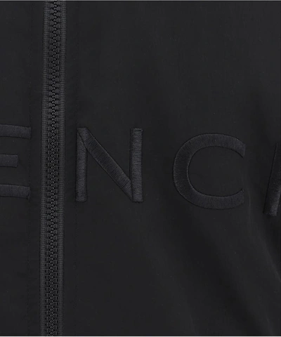 Shop Givenchy "4g" Windbreaker In Black  