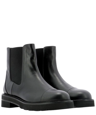 Shop Stuart Weitzman "frankie Lift" Ankle Boots In Black  