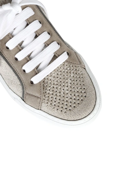 Shop Brunello Cucinelli Sneakers Beige In Gray