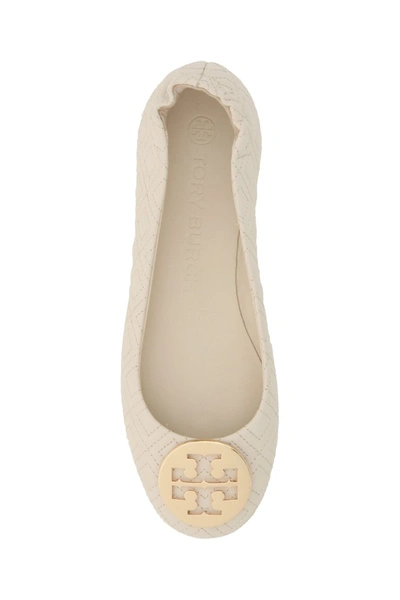 Shop Tory Burch Quilted Minnie Ballerinas In Mixed Colours