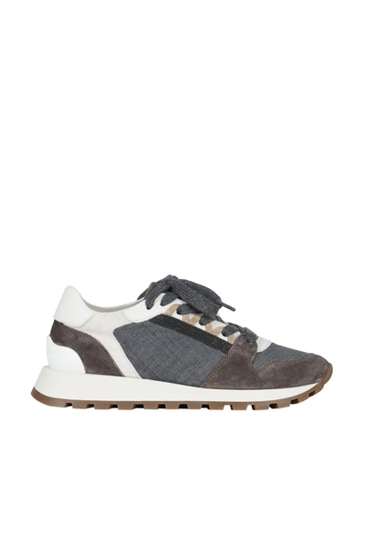 Shop Brunello Cucinelli Sneakers In Patterned