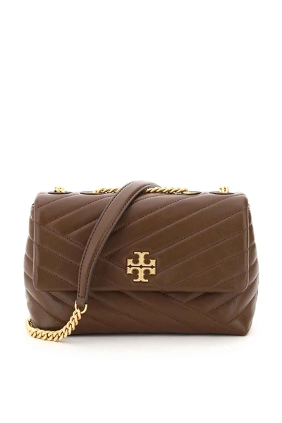 Shop Tory Burch Kira Chevron Shoulder Bag In Brown