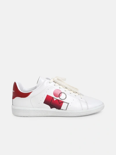 Shop Isabel Marant White Billyo Sneakers