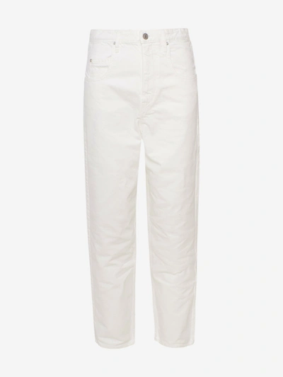 Shop Isabel Marant Étoile White Corfy Jeans