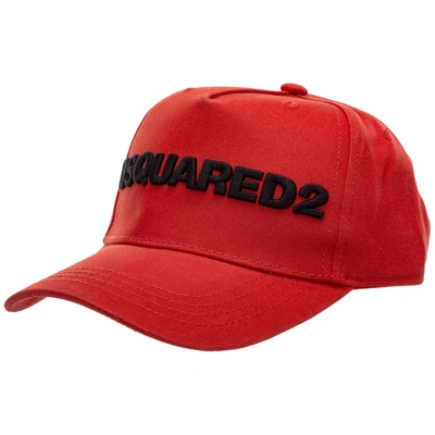 Shop Dsquared2 Adjustable Men's Cotton Hat Baseball Cap In Orange