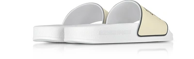 Shop Mcq By Alexander Mcqueen Shoes White Swallow Slide Sandals