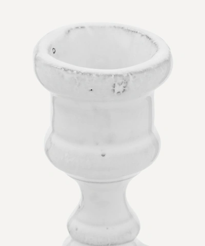 Astier De Villatte Monkey Candlestick In White