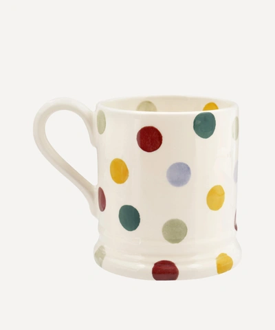 Shop Emma Bridgewater Polka Dot Daddy Boxed Half-pint Mug In Multicolour