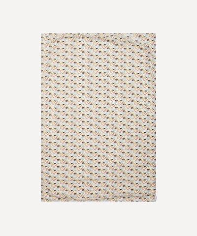 Shop Coco & Wolf Queue For The Zoo Cot Bed Blanket In Grey