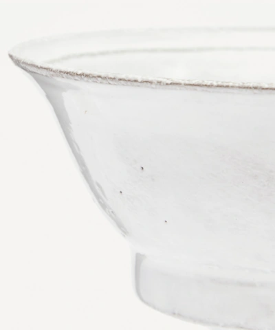 Astier De Villatte Simple Bowl On Stand In White