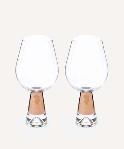 Shop Tom Dixon Tank Wine Glasses Set In Multi