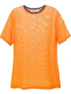 Alexander Wang T Mesh T-shirt In Orange
