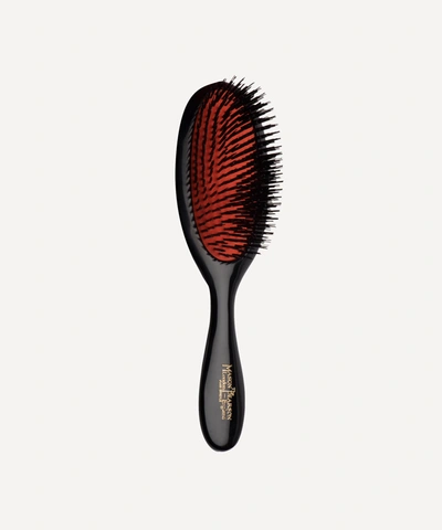 Shop Mason Pearson Handy Pure Bristle B3 Hair Brush In Dark Ruby