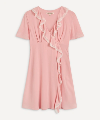 Shop Alexa Chung Sherilyn Ruffle Dress In Soft Pink