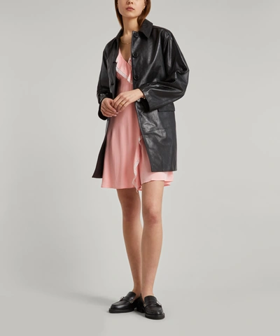 Shop Alexa Chung Sherilyn Ruffle Dress In Soft Pink