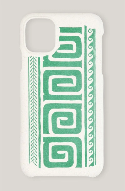 Ganni Iphone Cover 11 Ming Green One Size | ModeSens