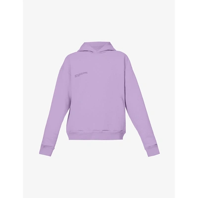 Shop Pangaia 365 Signature Recycled And Organic Cotton-blend Hoody In Orchid Purple