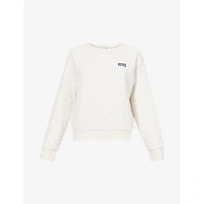 Shop Patagonia Quilted Organic Cotton-blend Sweatshirt In Dywh