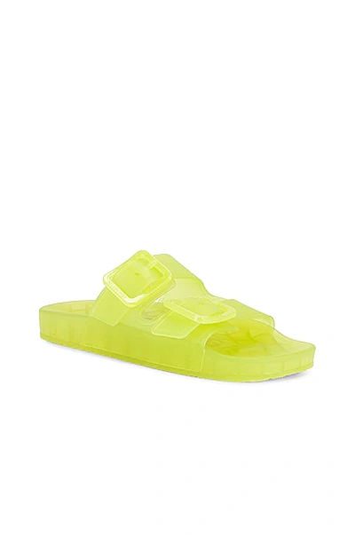 Shop Balenciaga Mallorca Sandals In Fluo Yellow