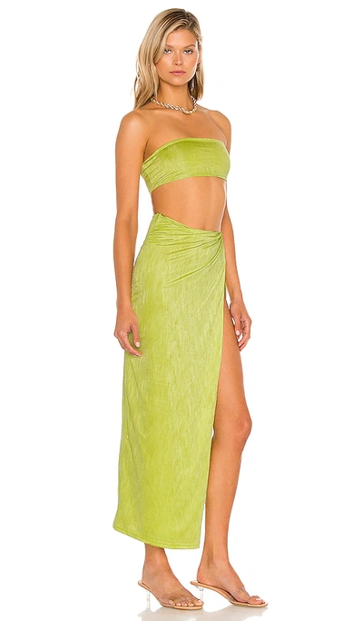 Superdown Karolyna Maxi Skirt Set In Green