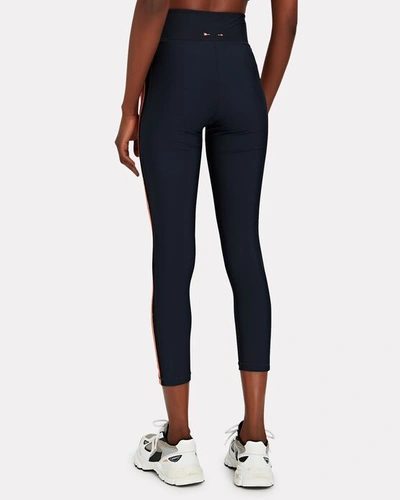 Shop The Upside Jewel Striped High-rise Leggings In Navy