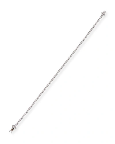 Shop A. Link 18k White Gold Diamond Tennis Bracelet