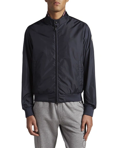 Shop Moncler Men's Reppe Retro Golf Jacket In Dark Blue