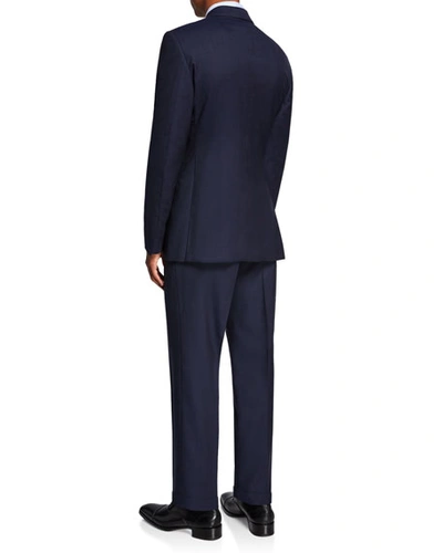 Shop Tom Ford Men's O'connor Peak-lapel Two-piece Suit In Navy