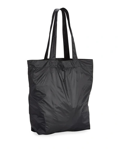 Shop Isabel Marant Woom Logo Nylon Tote Bag In 01bk Black