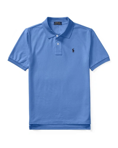 Shop Ralph Lauren Short-sleeve Logo Embroidery Polo Shirt In Blue