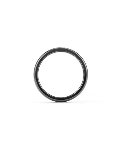 Shop David Yurman Men's Dy Classic Band Ring In Titanium, 6mm In Black/gray