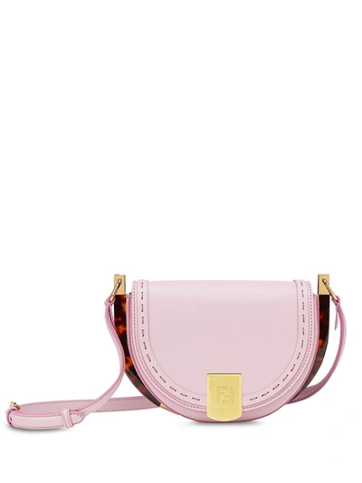 Shop Fendi Moonlight Crossbody Bag In Pink