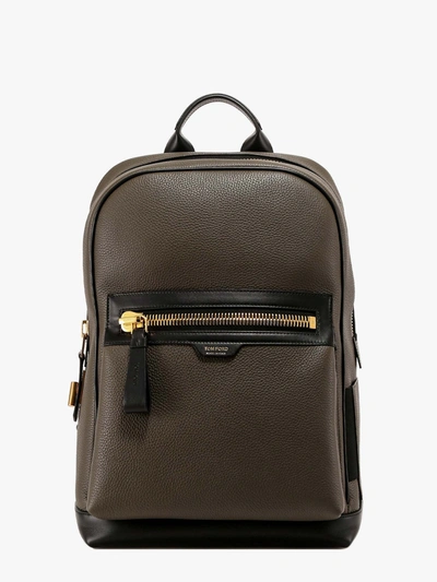 Shop Tom Ford Backpack In Green