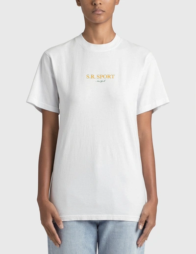 Shop Sporty And Rich Wimbledon T-shirt In White