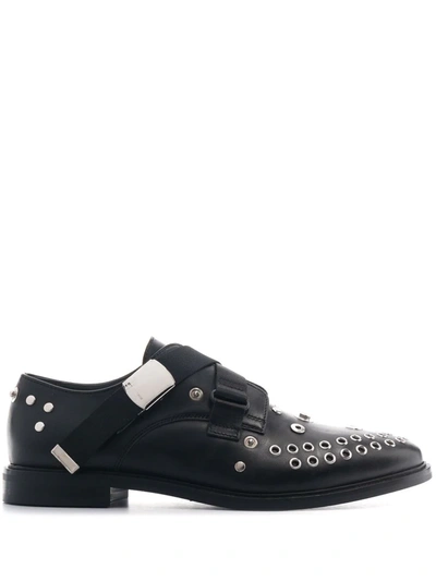 Mcq By Alexander Mcqueen Skelter Studded Brogues In Schwarz