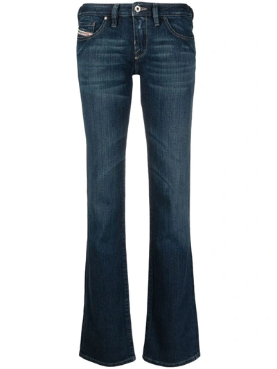 Shop Diesel X 10 Corso Como Straight-leg Jeans In Blau
