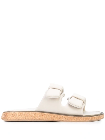 Shop Rag & Bone Parque Suede Slides In Grau