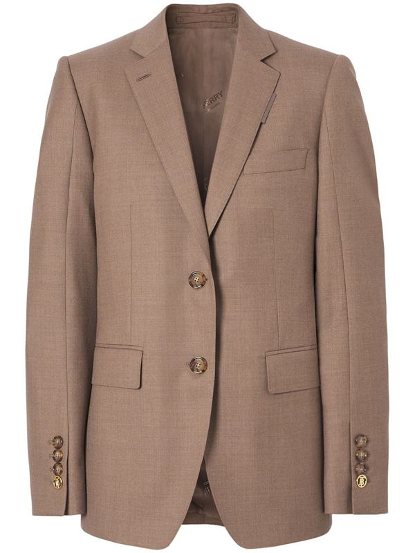 Burberry Linen-wool Tailored In Nude ModeSens