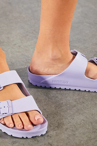 Birkenstock Eva Arizona Sandals In Purple Fog | ModeSens