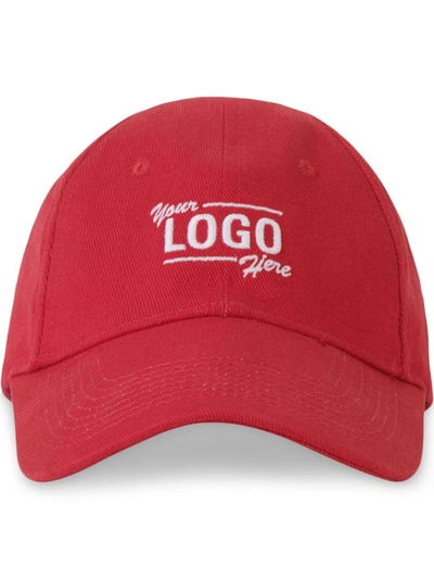 Shop Balenciaga Slogan-embroidered Cap In Rot