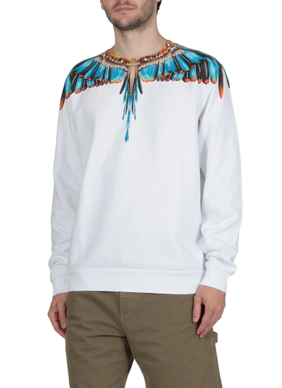 Shop Marcelo Burlon County Of Milan Marcelo Burlon Sweaters In White Light